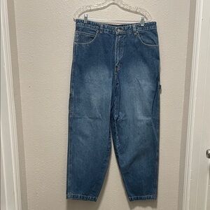 Faded Glory Baggy Carpenter Jeans 34x30 Blue Denim Y2K VTG